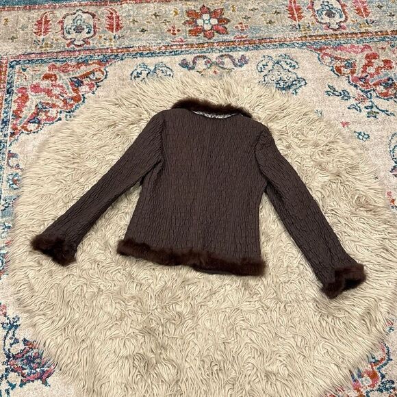 Sandro Ferrone Fur Lined Jacket size 44 (US 8) - Picture 6 of 6